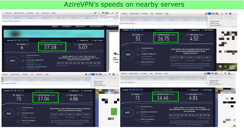 Nearby Servers