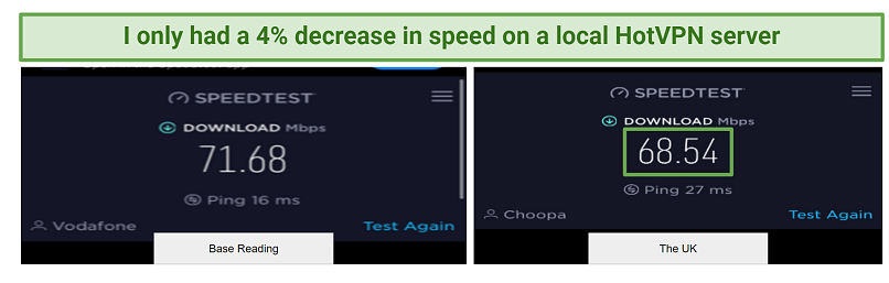 Local Speeds